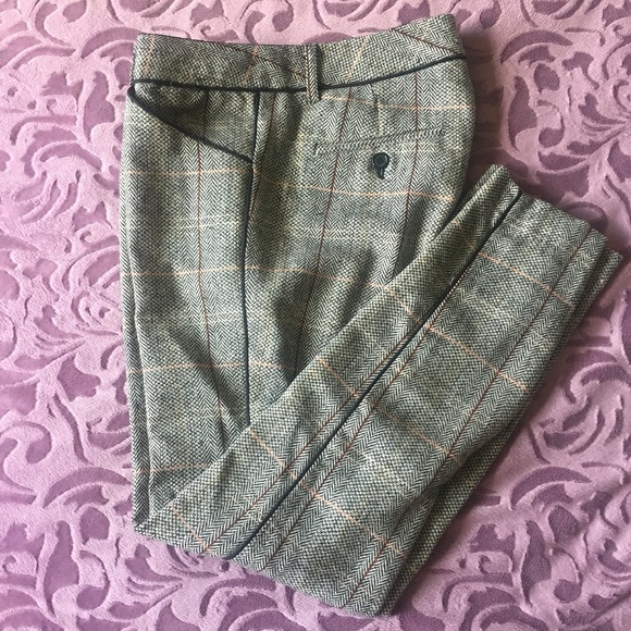 VENUS Pants - Venus Slim Fitted Tweed Pants